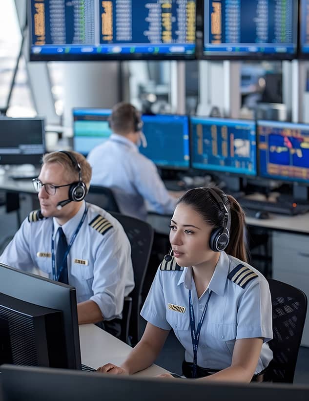 Real-time flight tracking and status monitoring